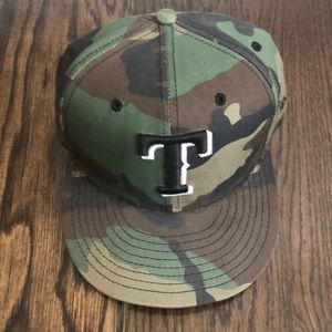 Camouflage Texas Rangers Baseball Cap